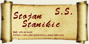 Stojan Stanikić vizit kartica